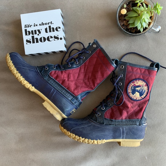 L.L. Bean Shoes Ll Bean Quilted Thinsulate Patch Boots Poshmark